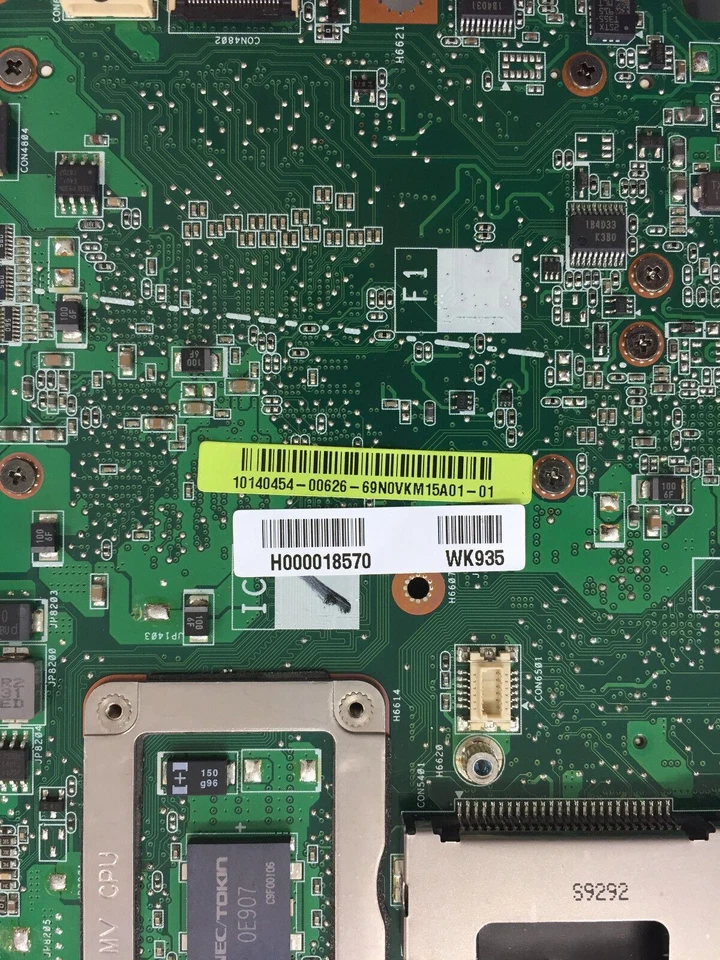 Placa madre genuina para portátiles Toshiba serie M500 H000018570 08N1-0B32Q00 Foto 3 de 3