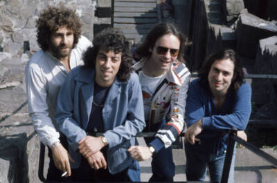 Eric Stewart Lol Crème And Others Rock Band 10Cc Wales 1975 MUSIC OLD PHOTO