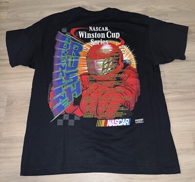 Vintage NASCAR Winston 2001 Cup Series Sz XL Y2K Double Sided Single Stitch