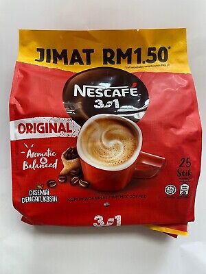 Buy Nestle Nescafe Original 3 In 1 Coffee 25 Sticks Instant Coffee