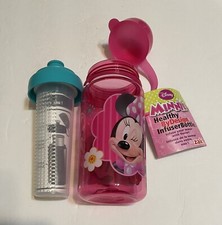 Disney Minnie Mouse 458ml Kids Healthy Infuser Water Bottle, BPA free