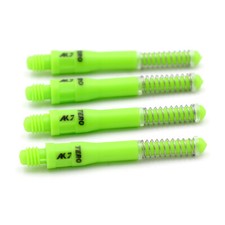CUESOUL 4 pcs AK7 Dart Shafts Built-in Spring Telescopic-Green