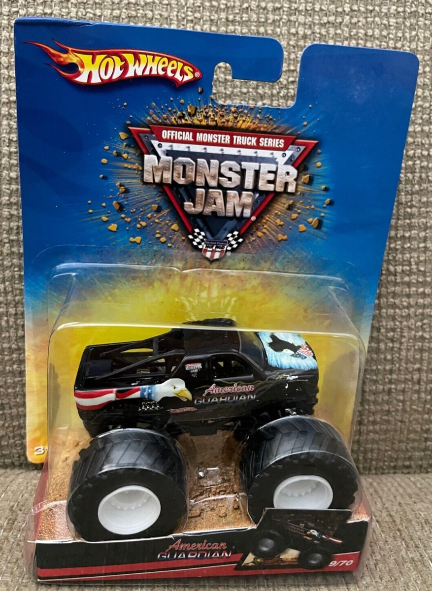 HOT WHEELS MONSTER JAM 1/64 AMERICAN GUARDIAN 9/70 B2025 2007 *Nu
