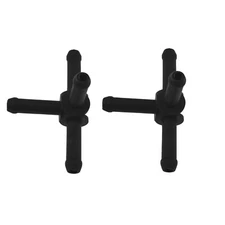 2Pcs Coolant Water Hose Outlet Connector For VW Polo Golf Jetta Bora AUDI A3 S3