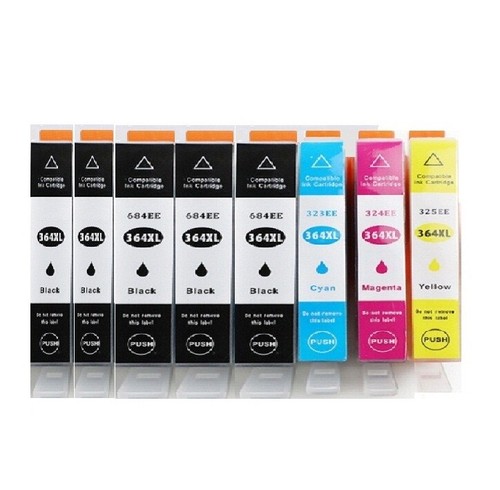 CARTOUCHES COMPATIBLES HP 364 XL AVEC PUCE PHOTOSMART WIFI B109E B109F SOUS 48H - Photo 13/15