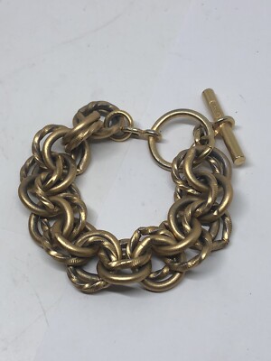 Monet Gold Tone Bracelet, Multiple Circular Links