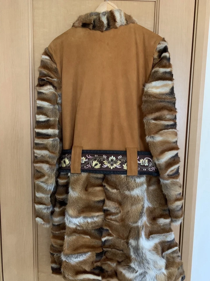 Abrigo de gamuza de cabra y terciopelo Christian Dior vintage y raro de piel de zorro Foto 3 de 4