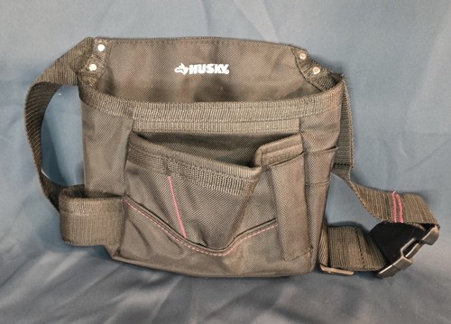 Husky Werkzeug Gürteltasche mit verstellbarem Riemen strapazierfähig schwarz Nylon Allzwecktasche - Bild 5 von 8