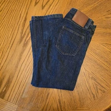 The Unbranded Brand Raw Selvedge Denim Jeans Size 33 UB301 Straight Indigo Blue