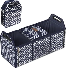 Trunk Organizer, Foldable Car Storage Bag Portable Insulation Cooler Bag Collaps