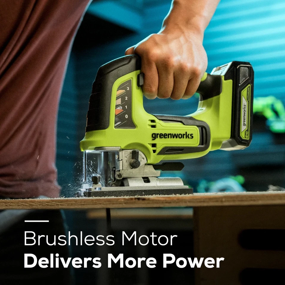 Greenworks Jig Saw 24 Volt 24JS24K - Image 3 of 4