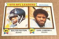 1979 Topps - League Leaders Earl Campbell, Walter Payton #3 (RC)