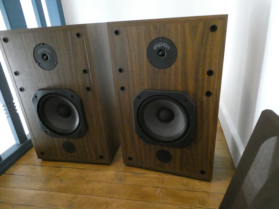 Paire d'enceintes HIFI Vintage Mélodine par ELIPSON - Photo 2/4