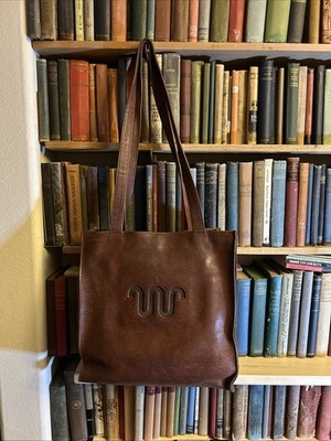 King Ranch Running W  leather tote bag Iconic Vintage