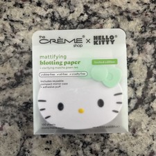 The Cr me Shop x Hello Kitty Matcha Blotting Papers  Reusable Compact Mirror