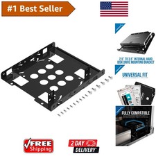 Lightweight 2.5" to 3.5" Drive Bay Bracket Kit with Quick Installation Features