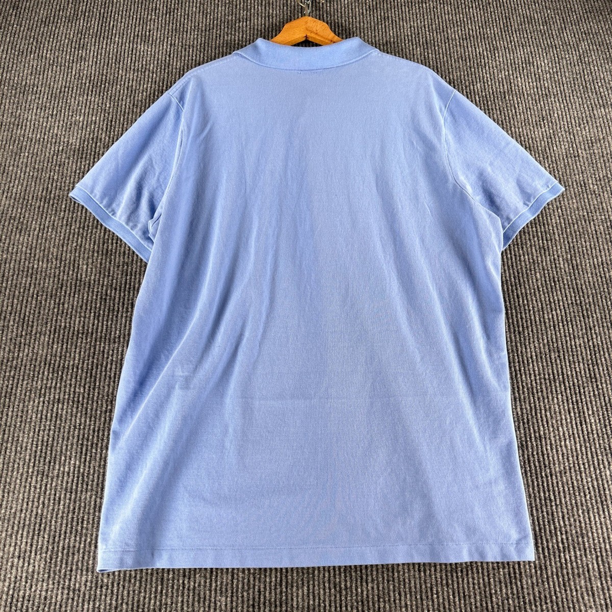Polo Ralph Lauren Mens XXL Classic Fit Polo Shirt Light Blue Yellow Pony View 6