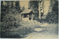CPA années 1920  VOIRON Le Jardin de Ville - Le Chalet Édit.Baffert Grenoble