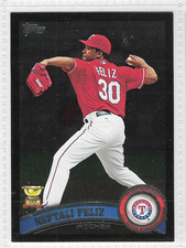 2011 Topps Wal-Mart All-Black All-Star Rookie Trophy  #600 NEFTALI FELIZ Rangers