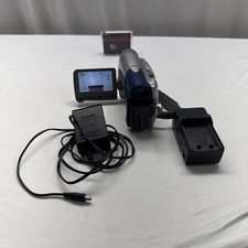 Canon ZR800 MiniDV Digital Video Camcorder 35x Optical Zoom Silver Blue NTSC