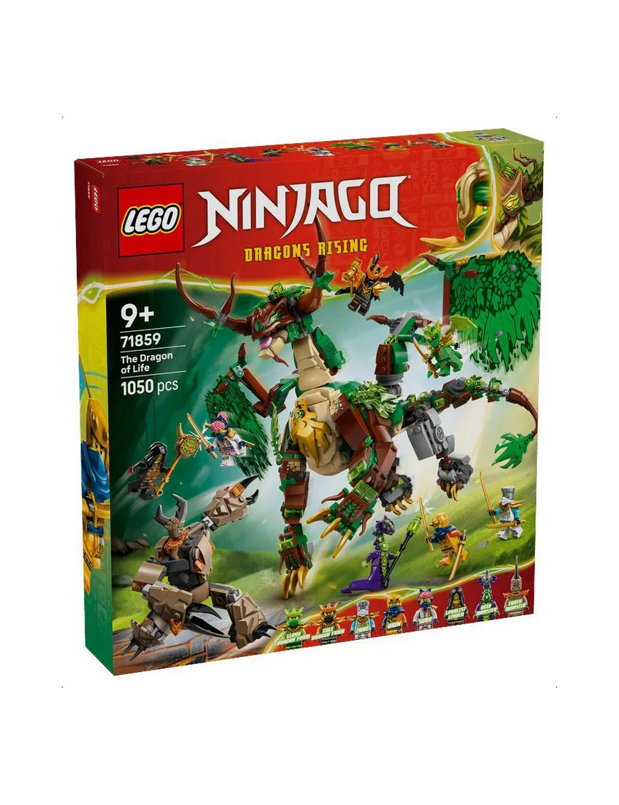 LEGO Ninjago 71859 Le Dragon de Vie idée cadeau anniversaire pour fan de ninja et de briques