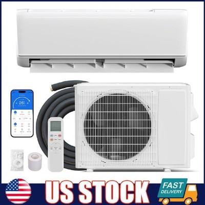 12000 BTU Ductless AC Mini Split Air Conditioner & Heat Pump Unit 18.5 SEER 230V