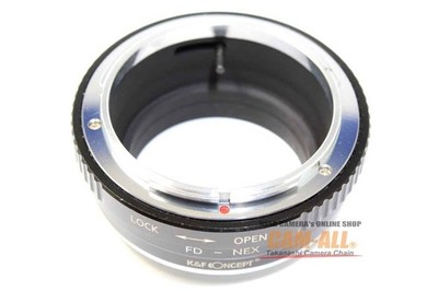 K&F CONCEPT FD-NEX Mount Adapter Tube für Canon FD Objektiv auf Sony E Body...