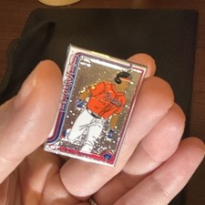 Drake Baldwin 2025 Topps Update Series Rookie Enamel Pin Box Topper