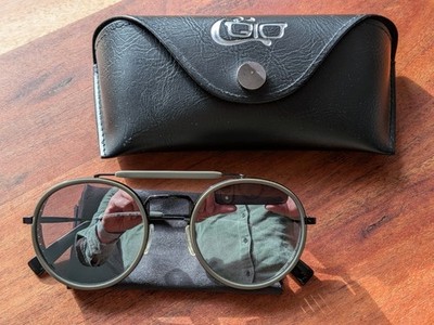 Furla SFU216 COL.530X Sonnenbrille Rund Doppelbrücke Grau Schwarz Gr. 51 24