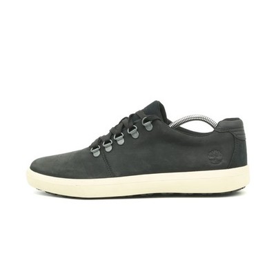 Timberland Herren A23RQ Schuhe Schwarz Leder Metallösen City Sneaker EU 44