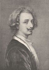 ARTISTS. Antonius Vandyck Van Dyck 1907 old antique vintage print picture