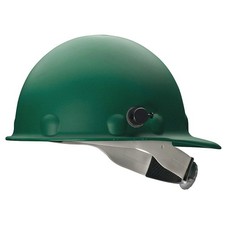 HONEYWELL FIBRE-METAL P2HNQRW74A000 Hard Hat,Type 1, Class G,Green 23V874