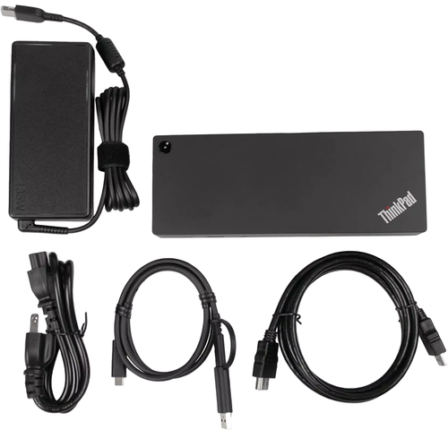 Station d'accueil hybride Lenovo 40AF0135US ThinkPad USB-C vers USB-A - Photo 2/2