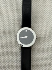 Movado Museum Swiss Made Sapphire Crystal Qua...