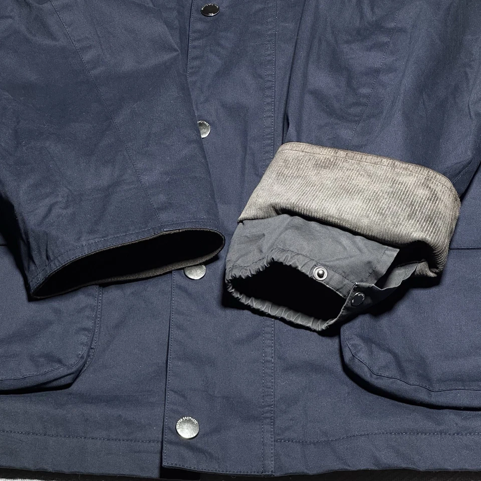 Brooks Brothers Chore Coat Mens Large Corduroy Wool Flannel Lined Barn Jacket - Image 3 of 4