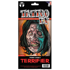 Tinsley Transfers Terrifier 3 Victoria Temporary Tattoo - Morris Costumes