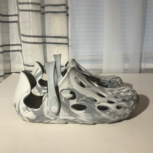 Merrell Hydro Moc Clogs Gray White Marbled Slingback Men 9.5 Women 11 A