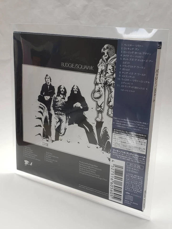 BUDGIE Mini LP SHM-CD Squawk Limited Edition Paper sleeve Japan Rare — 第 2/4 张图片