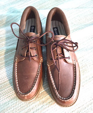 Sperry Authentic Original 3-Eye Leather Boat Shoes Brown Men's 11 nice condition