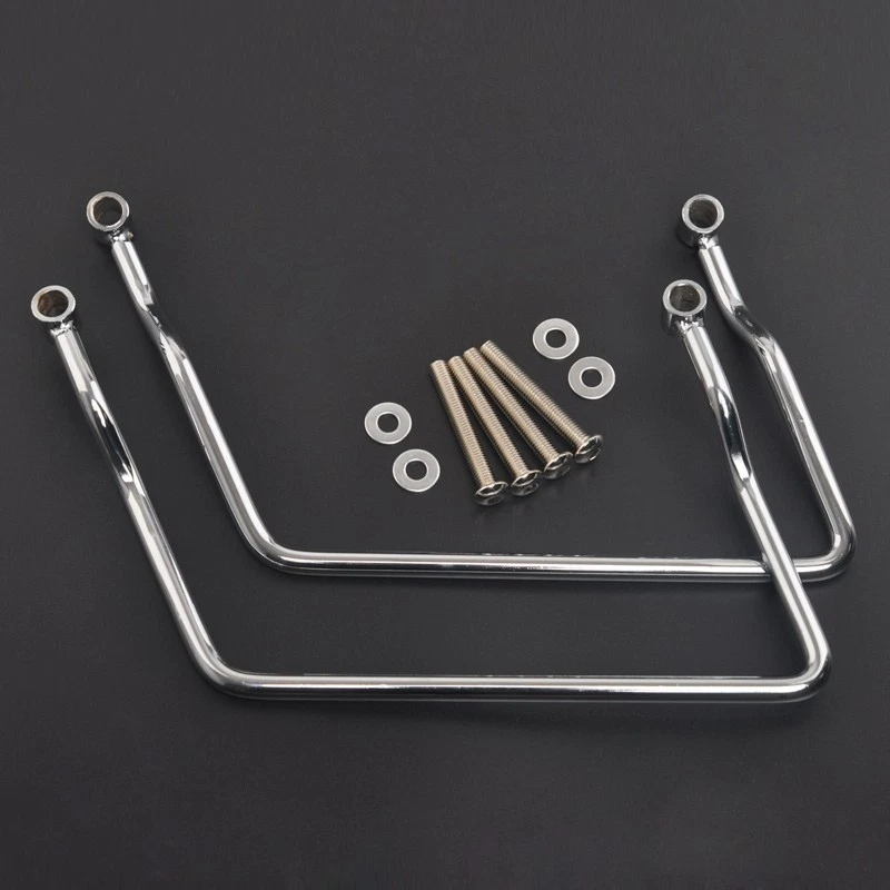 Bolsa de selim suportes de suporte barras de montagem ajuste para Yamaha Royal Star 1300 Vstar 1100 - Imagem 4 de 4