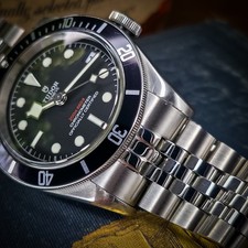 Tudor Heritage Black Bay Steel “Monochrome” | 79730 | 41mm on Jubilee 11