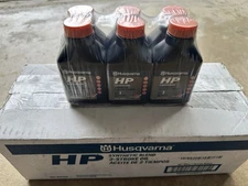 Husqvarna 2.6 oz HP Synthetic Blend 2-Cycle Engine Oil 24-Pack 593152601
