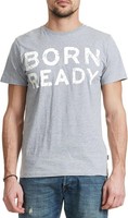 Wrangler Herren Kurzarmshirt Freizeitshirt Varsity Tee T-Shirt, Grau, S