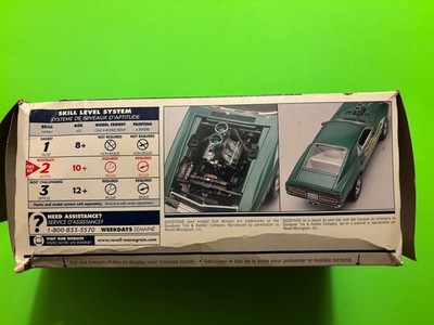 1969 FORD SHELBY MUSTANG COUPE 2N1 MODEL KIT REVELL 1/25 SCALE NEW