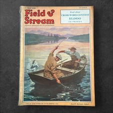 Vintage Field And Stream Magazine May 1925 Fishing Boat Watson Cover Grouse