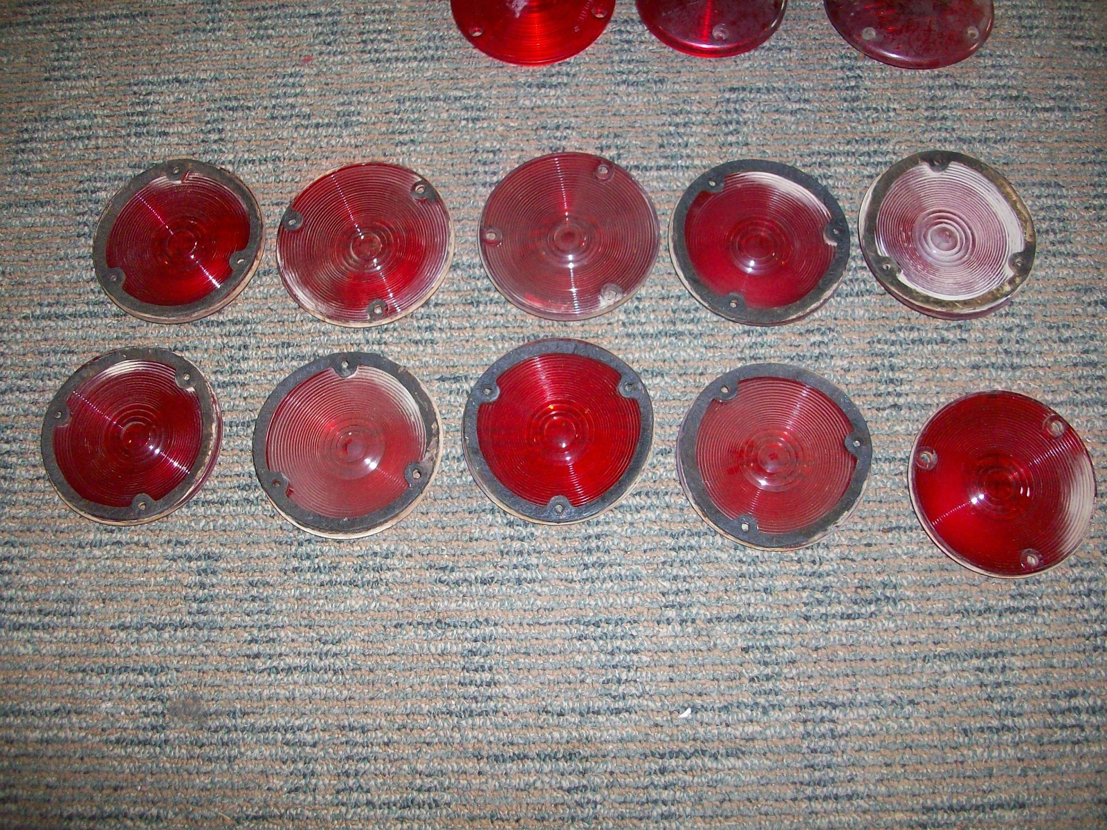 6 Stimsonite 150AH & 4 Stratolite #90 Bus Tail Light Lenses Lens LOT w/gaskets