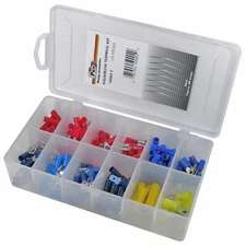 Pico 0002-T Solderless Terminal Assortment 175 Pcs 12 Sizes in 7x4-1/2 Plastic K