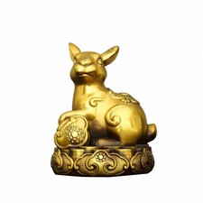 Hasenornament gl&auml;nzend Hasenfigur dekorativ f&uuml;r Wohnzimmer