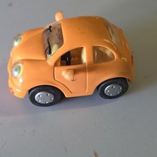 Vintage 1999 Chevron Cars Skyler Scamper #21 Orange Toy Car