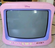 Disney Princess Pink DT1350P 13 CRT Retro Gaming TV Tested